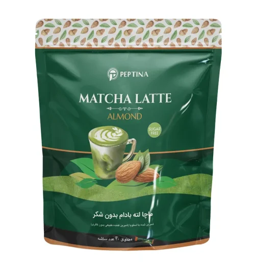ماچا لته بادام 20 عددی پپتینا