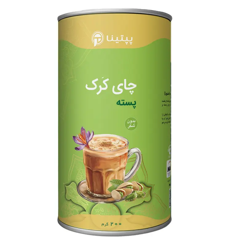 چای کرک پسته زعفران 200 گرمی
