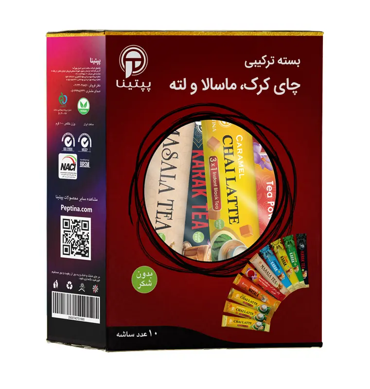 ترکیبی چای کرک و چای ماسالا چای لته