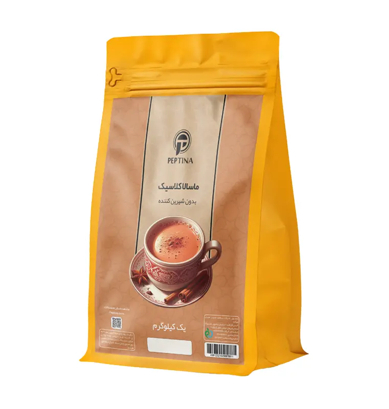 ماسالا کلاسیک بدون شیرین کننده با شکر