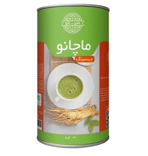 قوطی 40 گرمی ماچا جینسینگ ماچانو