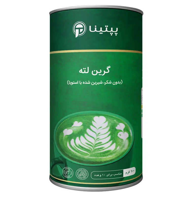 Peptina-Green-Latte-100g-Mockup-fa.webp گرین لته پپتینا قوطی 100 گرمی - Image 1