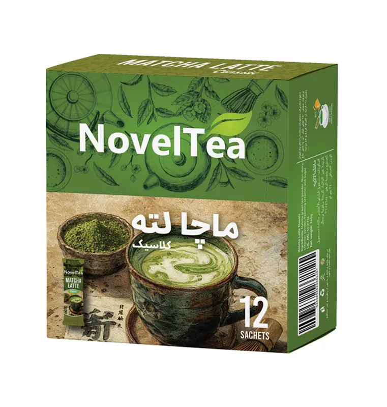 NovelTea-Matcha-Latte-Classic-12x-Box-Mockup.webp ماچا لته کلاسیک ناولتی - Image 1